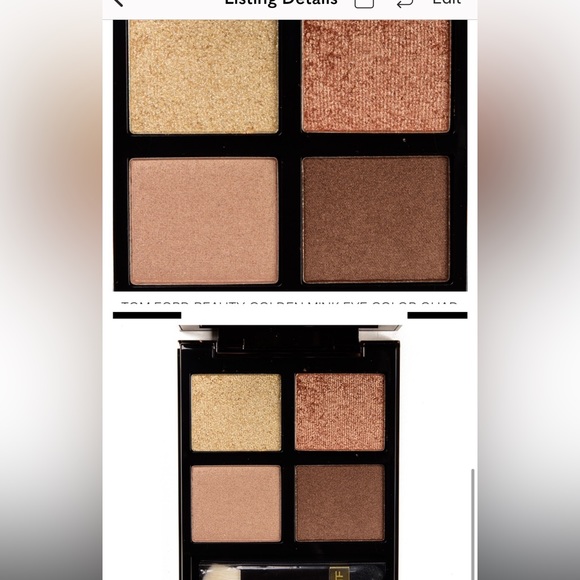 RARE!!!! Tom Ford original golden mink quad - Picture 2 of 6